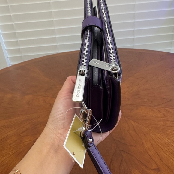Michael Kors Purple Tote and Wallet Set - Picture 10 of 13